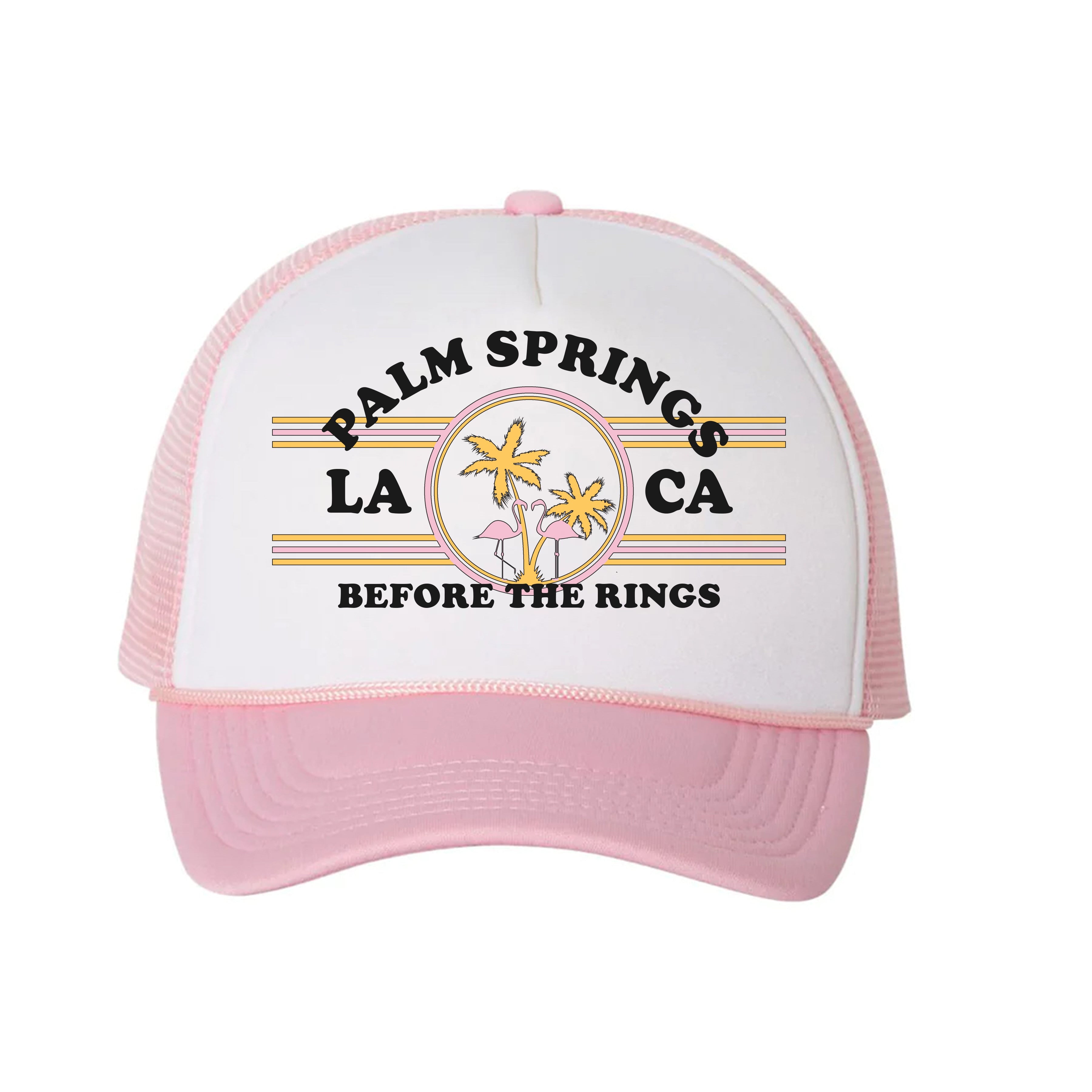 Palm Springs Before the Rings Trucker Hat HAT LULUSIMONSTUDIO 